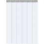 VEVOR Cortina Pvc Exterior Cortina de Tiras 97x213,4 cm Cortina de Puerta de Pvc Transparente 6 Tiras de Plástico Soporte Resistente -20°C​ ~ 60°C​