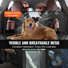 VEVOR Funda de Asiento de Coche para Perros Impermeable 131x63 cm para Coches