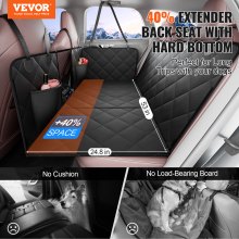 VEVOR Funda de Asiento de Coche para Perros Impermeable 133x63 cm para Coches