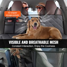 VEVOR Funda de Asiento de Coche para Perros Impermeable 1360 x 615 mm para SUV