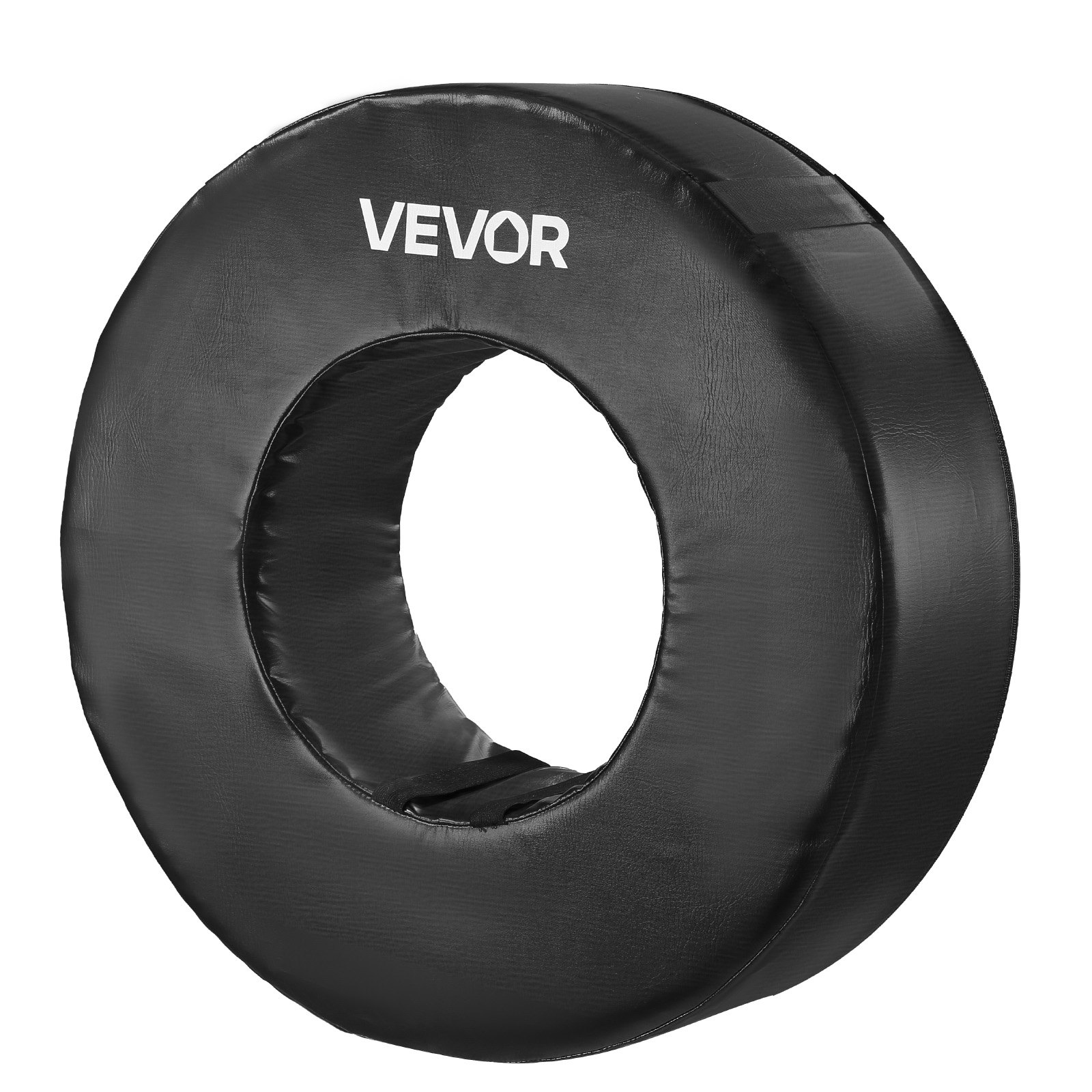 VEVOR Football Tackling Dummy, Waterproof Tackling Ring Made of PVC and High-Density Sponge, Training Dummies with Straps, for Blocking, Hitting and Practicing, Black, 1 pc.