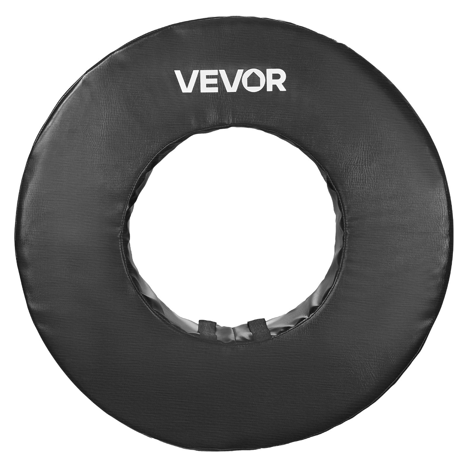 VEVOR Football Tackling Dummy, Waterproof Tackling Ring Made of PVC and High-Density Sponge, Training Dummies with Straps, for Blocking, Hitting and Practicing, Black, 1 pc.