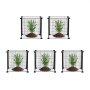VEVOR - Protector de plantas de animales (paquete de 5), 15,35 x 15,35 pulgadas, malla metálica para plantas de exterior, flores y verduras, mantiene alejadas a las ardillas, conejos, gallinas, 20 unidades