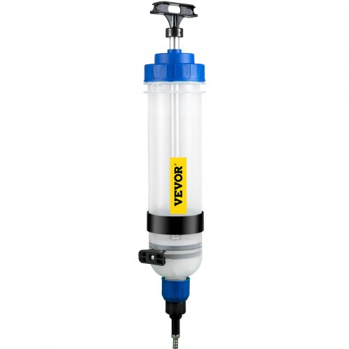 VEVOR Extractor de Aceite 1500 ml Extractor de Líquido con 6 Adaptadores Bomba Extractora Líquidos 570 × 110 × 110 mm para Sustitución de Aceite en ATV, Barcos, Equipos Agrícolas, Vehículos de Motores
