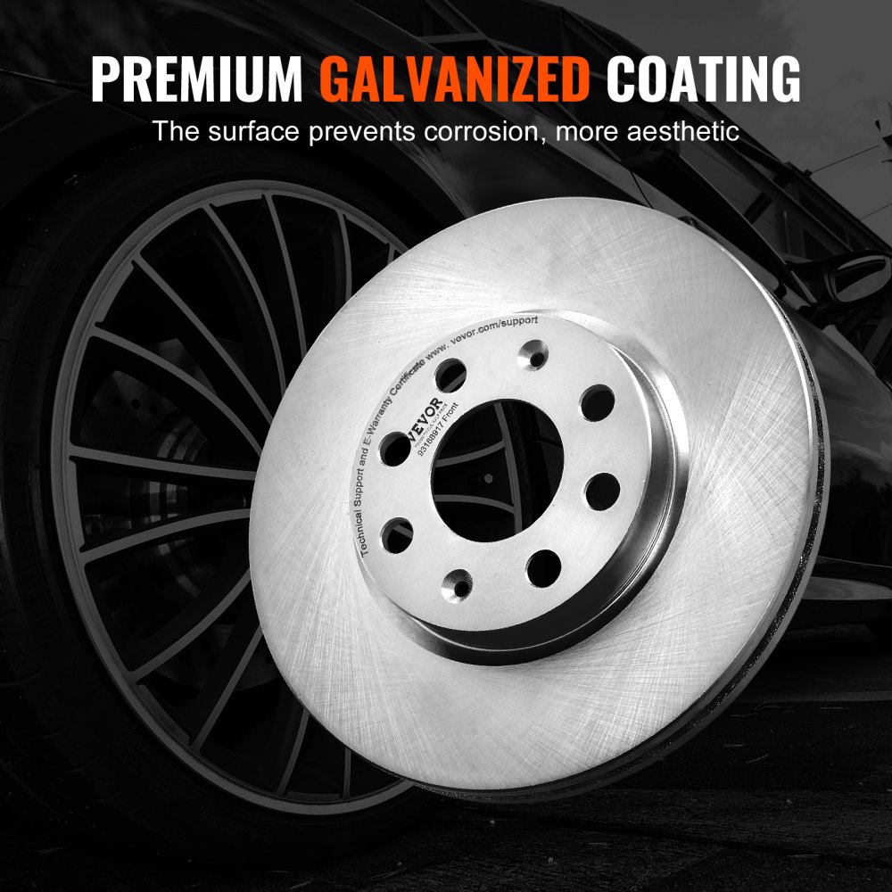 VEVOR Kit de freno delantero rotores de freno de 257,2 mm para Vauxhall Adam(M13), Corsa D (S07), Corsa D Box/Hatchback (S07), kit de repuesto de pastillas de freno de cerámica para discos de freno, rotores delanteros