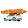 VEVOR 270 Degree Awning with Bulit-in LED Lights, 12.4 ㎡ Driver Side Vehicle Awning, Waterproof UV50+ Car Side Awnings, All-Weather Free-Standing Overland Awnings Car Shelter for SUV Truck Camping