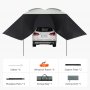 VEVOR Caravan Sun Awning 3x2.1m Motorhome Sun Canopy UV50+ UV Protection Awning 190T Polyester Fabric PU2000mm Waterproof incl. Portable Bag Ideal for Camping Family Gatherings Trips