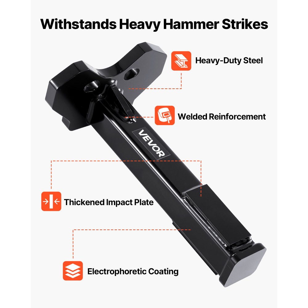 VEVOR Kit de Herramientas Universal para Extraer Bujes de Rueda, a Todos los Bujes de Pernos de Eje de 5, 6 y 8 Espárragos, con Tuercas y Arandelas para Sedán, SUV y Camioneta, 200 x 125 x 350 mm