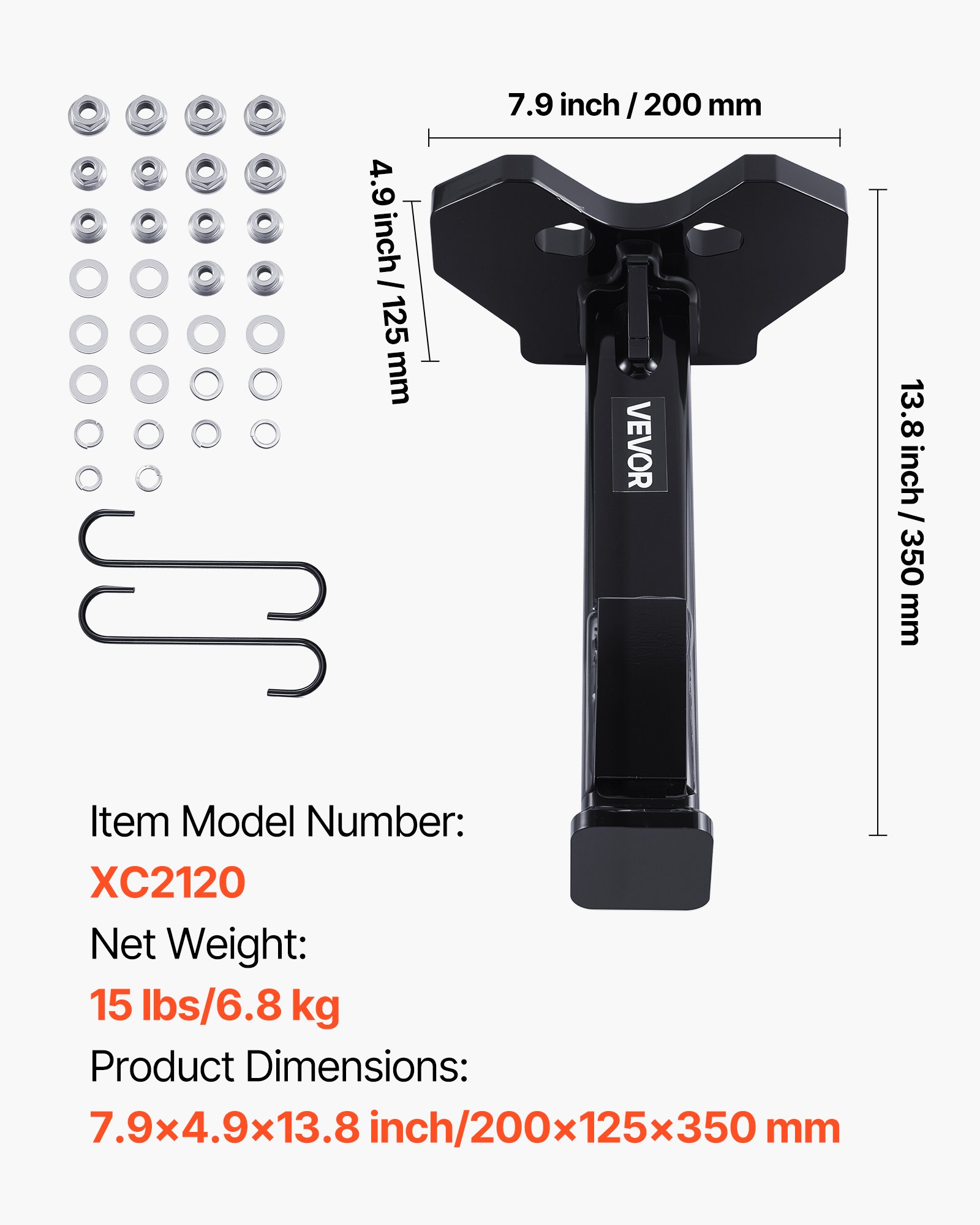 VEVOR Wheel Bearing Hub Removal Tool Kit, Compatible with All Axle Bolt Hubs 5, 6, 8 Lug Hubs Buster Puller, Universal Wheel Hub Shocker, Wheel Hub Buster Tool with Nuts & Washers for Sedan SUV Truck