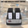 VEVOR Sistema de Llamadas de Restaurante con Pantalla LCD 16 Buscapersonas Localizadores para Restaurante 98 Canales Sistema de Llamadas Inalámbrico para Restaurantes, Camiones de Comida, Iglesias