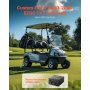 VEVOR Controlador de Velocidad para Carrito de Golf, Reemplazo de Controlador de Motor CC para Carritos de Golf EZGO TXT 2000-2009, Impermeable IP65, a Modelos 1206MX-4301, 180 x 123 x 62 mm
