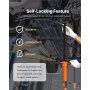 VEVOR Soporte de Gato para Polipasto de Cadena Capacidad 0,75 T y Base Redonda