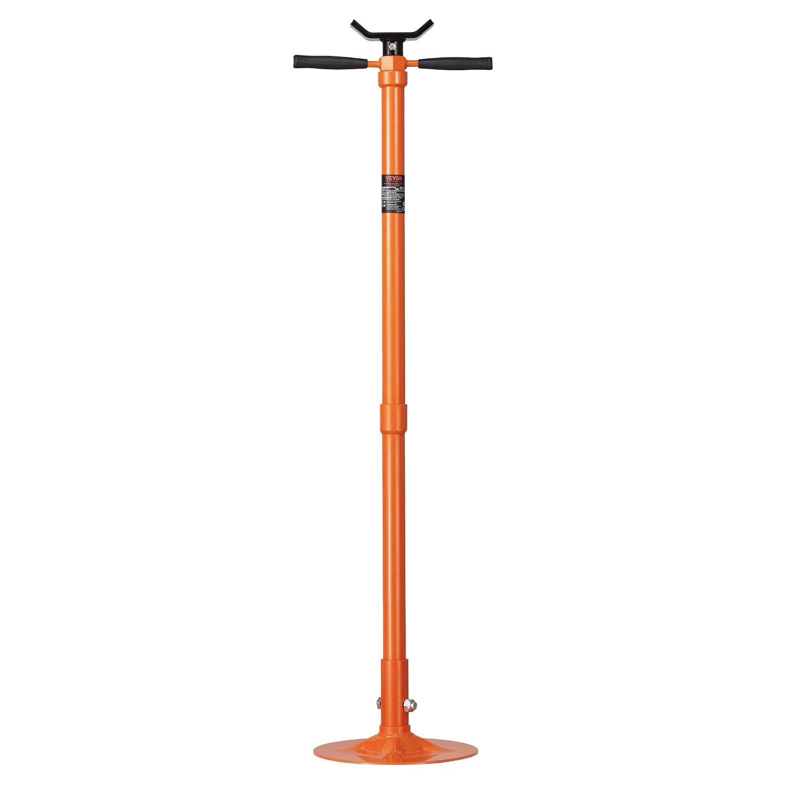 VEVOR Soporte de Elevación Inferior, Capacidad 0,75 T, Elevación de 1340 a 1930 mm, Tornillo Roscado Autoblocante, con Manija Giratoria Montado en Cojinete, Componentes de Soporte del Vehículo