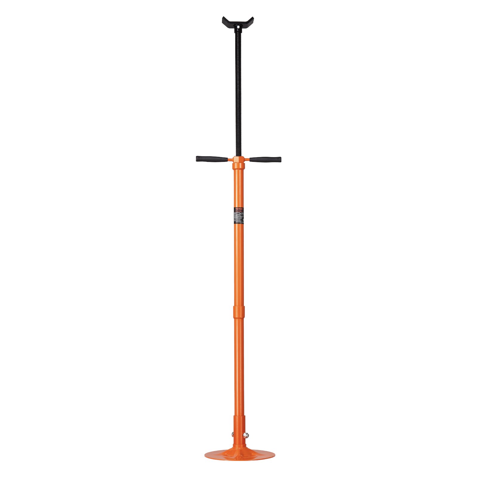 VEVOR Soporte de Elevación Inferior, Capacidad 0,75 T, Elevación de 1340 a 1930 mm, Tornillo Roscado Autoblocante, con Manija Giratoria Montado en Cojinete, Componentes de Soporte del Vehículo