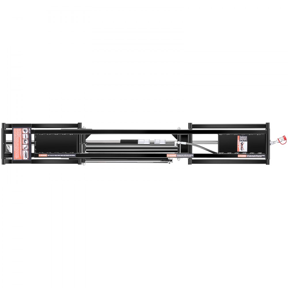 VEVOR Elevador de Coches, Capacidad 2267,9 kg, para Garaje Doméstico, 3 Niveles Ajustables y Control Remoto, con Bloqueo Automático con 4 Almohadillas de Goma y 4 Columnas de Elevación, Negro