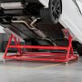 VEVOR Elevador de Vehículos Portátil Carga de 2000 kg, Elevación Rápida de Acero con Altura Máxima de 585 mm, Elevación Manual para Automóviles Ancho y Ruedas Ajustables, para Garajes, Talleres