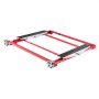 VEVOR Elevador de Vehículos Portátil Carga de 2000 kg, Elevación Rápida de Acero con Altura Máxima de 585 mm, Elevación Manual para Automóviles Ancho y Ruedas Ajustables, para Garajes, Talleres
