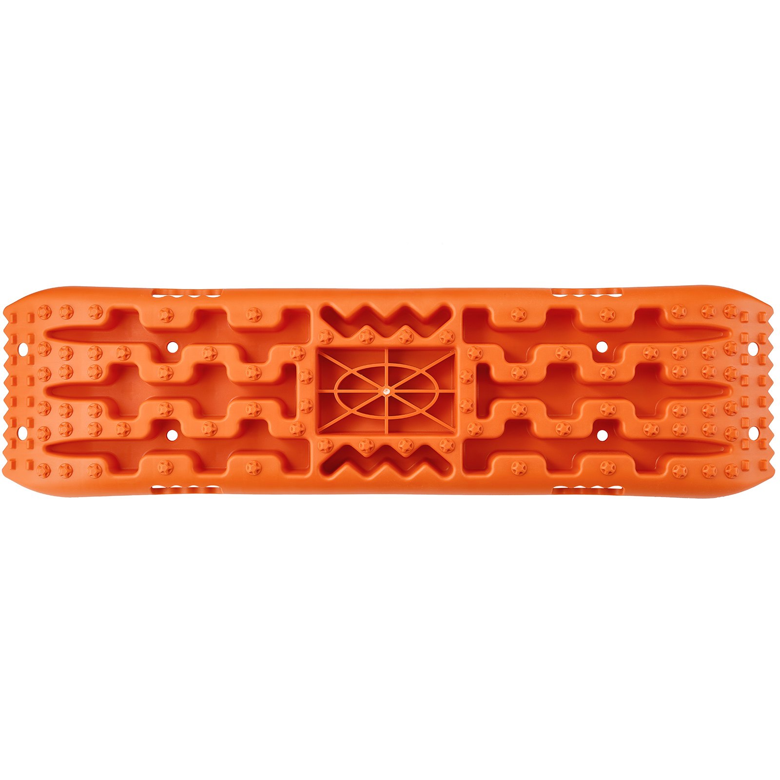 VEVOR Placa de Aterrizaje de PP 10 T Estera de Tracción para Todoterreno/Coche/Pick-up/SUV/RV Tabla de Recuperación de Arena y Lodo de Nieve Bolsa de Almacenamiento, Larga, Naranja, 2 Piezas