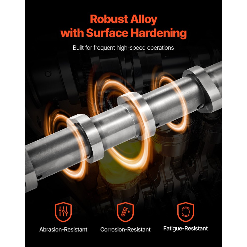 VEVOR Camshaft & Control Valve Kit, Cast Iron Engine Cam Replacement, Compatible with Audi & Volkswagen, Fits 1.8T/2.0T EA888 Engines, OE 06L109021H, 06L109021N, 06L109021S