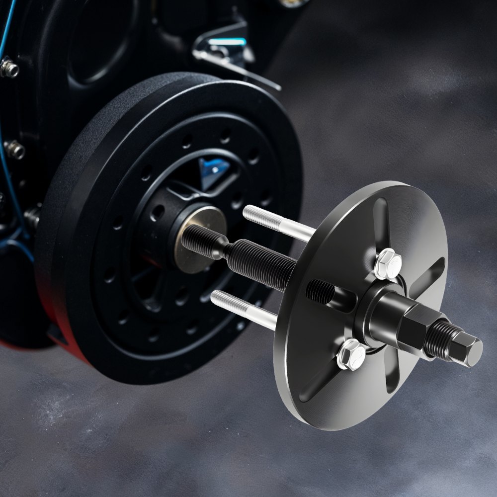 VEVOR Kit de Herramientas de Extracción e Instalación de Equilibradores Armónicos, Se Adapta a Centros 56 a 108 mm, para Extracción e Instalación de Equilibradores, Volantes, Poleas de Cigüeñal