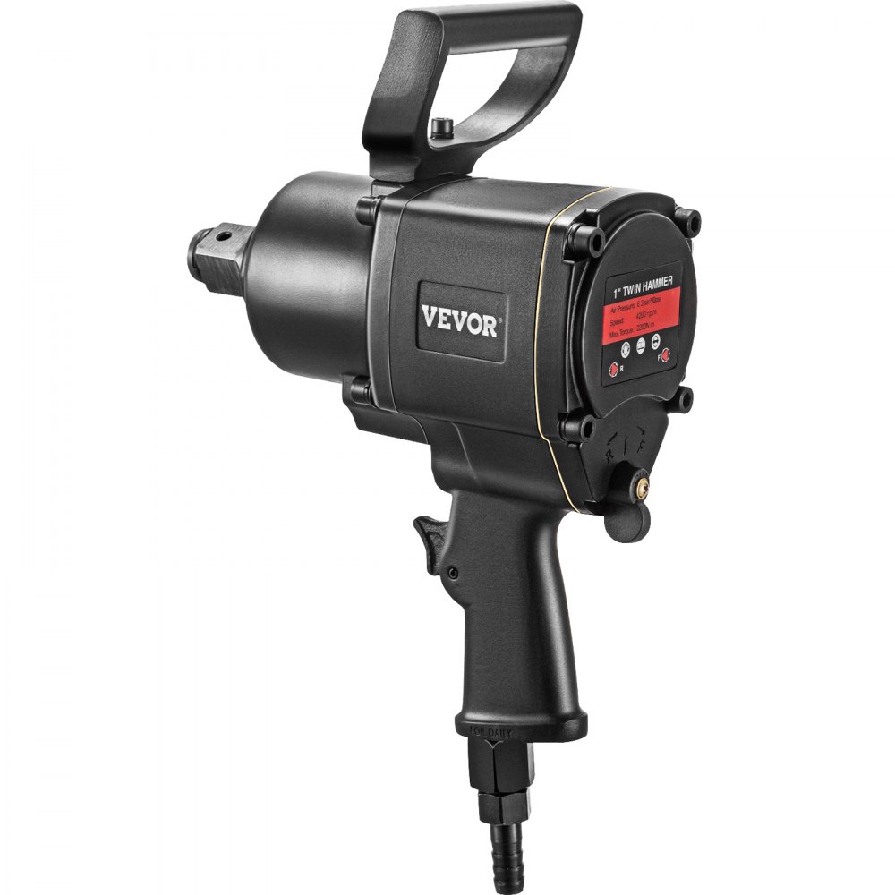 Vevor Llave De Impacto Neumática Pistola De Impacto 3 Velocidades 2200nm 3200rpm