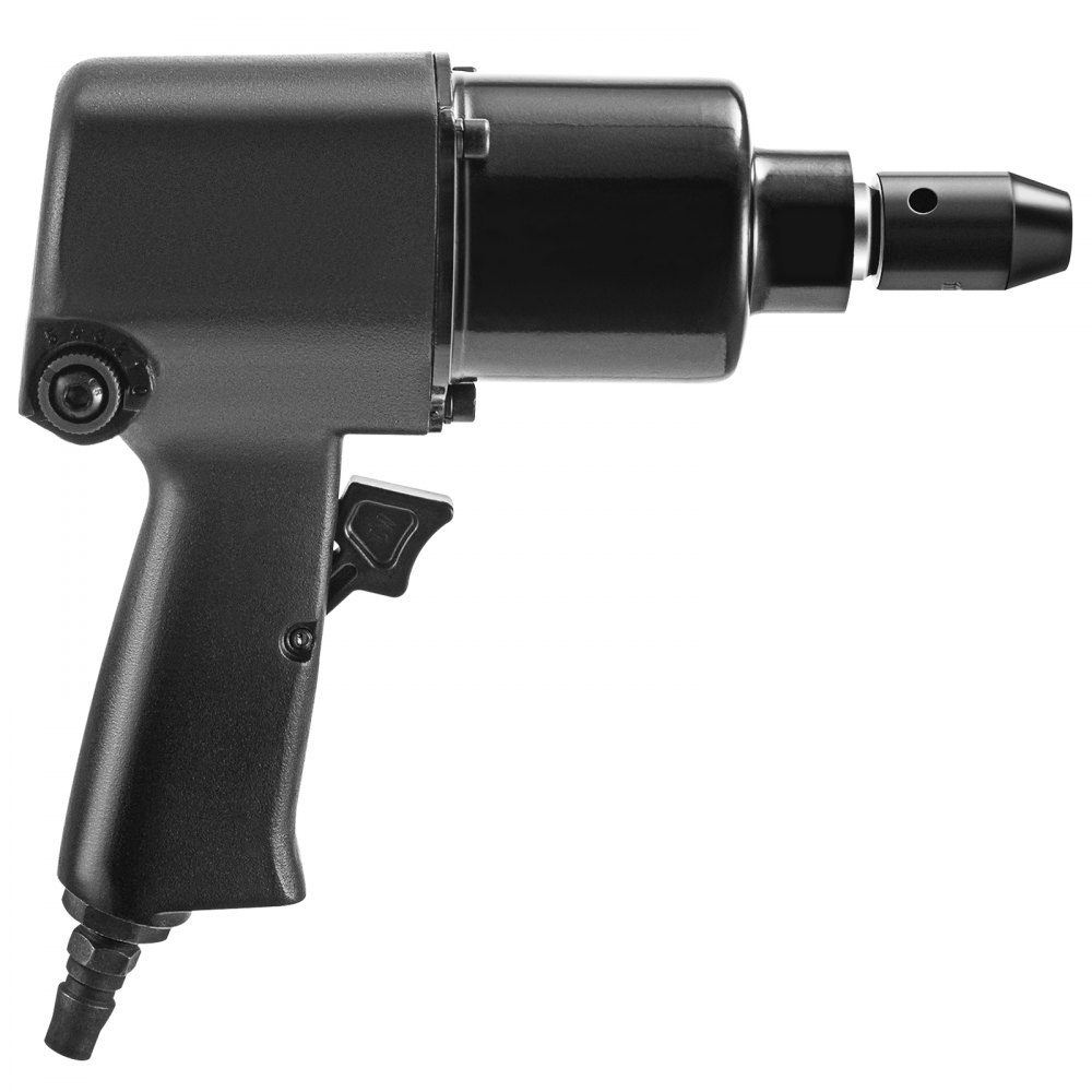 VEVOR Llave de Impacto Pistola de Clavos 660 Nm 7500 rpm Taladro Atornillador Impulsor Cuadrado 12,7 mm Atornillador Impacto para Motocicletas