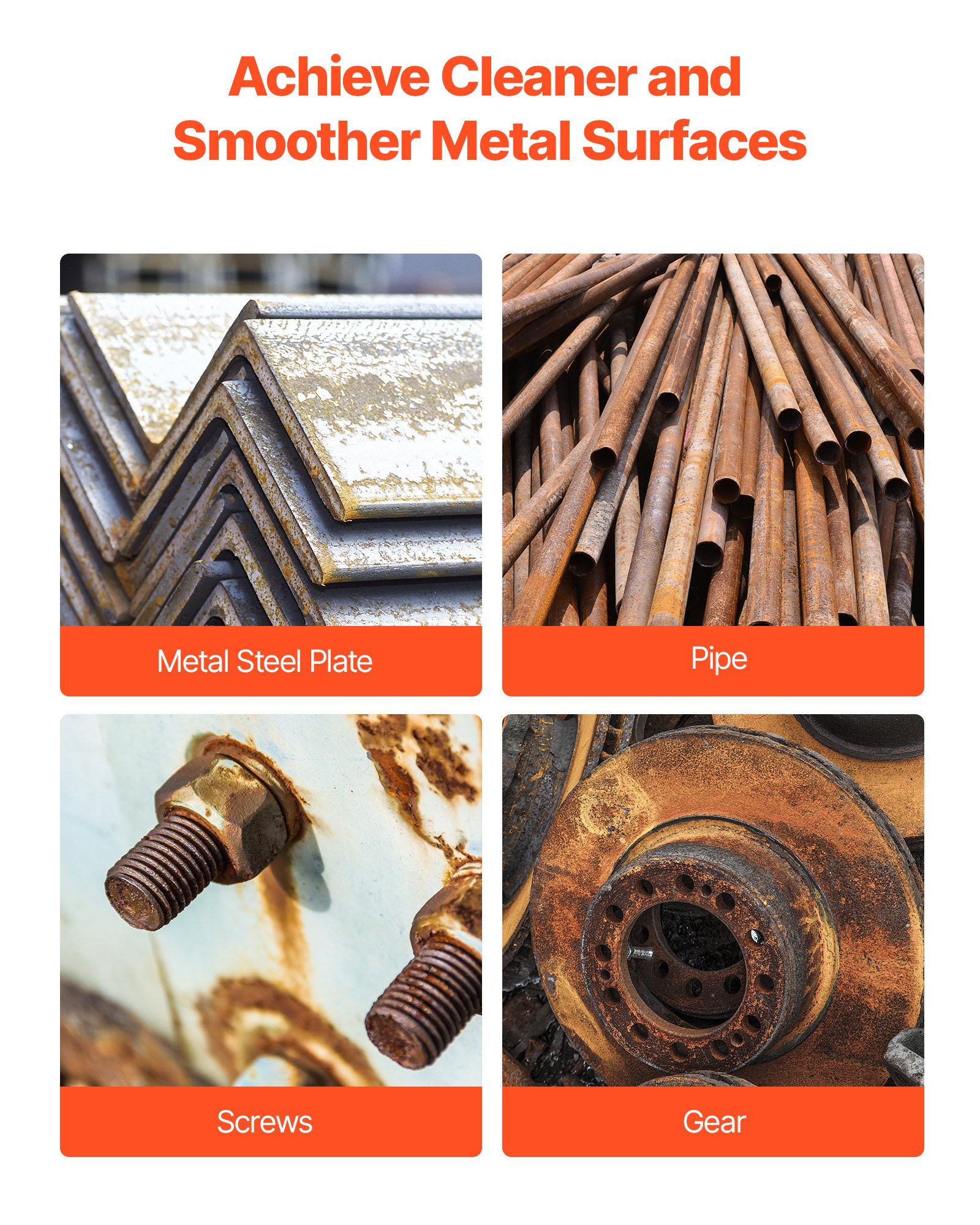 VEVOR Escarificador de Aguja de Aire de 3400 BPM para Eliminar Pintura Oxidada con Ajuste de 3 Velocidades, 19 Agujas Endurecidas, 3 Conectores de Boquilla de Aire, Compacto, con Agarre Ergonómico