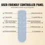 Cama de hospital eléctrica completa de 5 funciones premium VEVOR, cama médica eléctrica para UCI con Trendelenburg y Trendelenburg inverso, ruedas con bloqueo de 5 pulgadas, soporte para suero para uso hospitalario en el hogar, carga de 550 libras