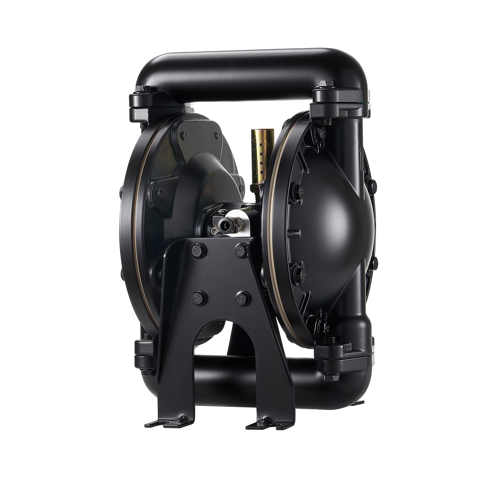 VEVOR Bomba Neumática de Doble Diafragma, 132 L/min, Entrada y Salida de 25,4 mm, para Transferencia de Aceite Usado, Carcasa de Aleación de Aluminio, para Diésel, Grasa, Queroseno y Gasolina