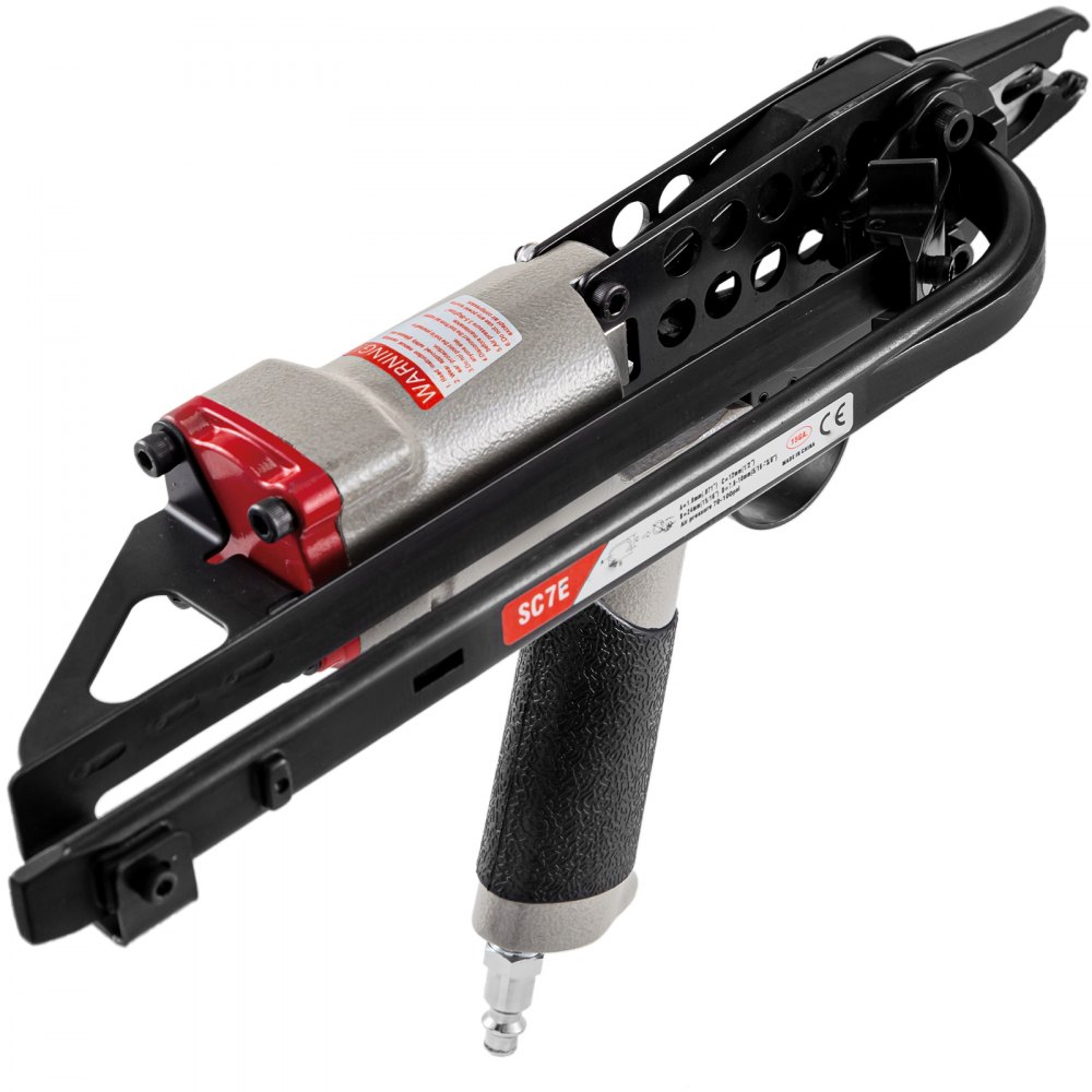 Grapadora Alicate Neumático De Anillo De Cerdo Pistola De Clavo De Anillo Sc7e