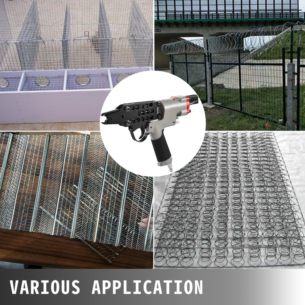 Grapadora Alicate Neumático De Anillo De Cerdo Pistola De Clavo De Anillo Sc7e