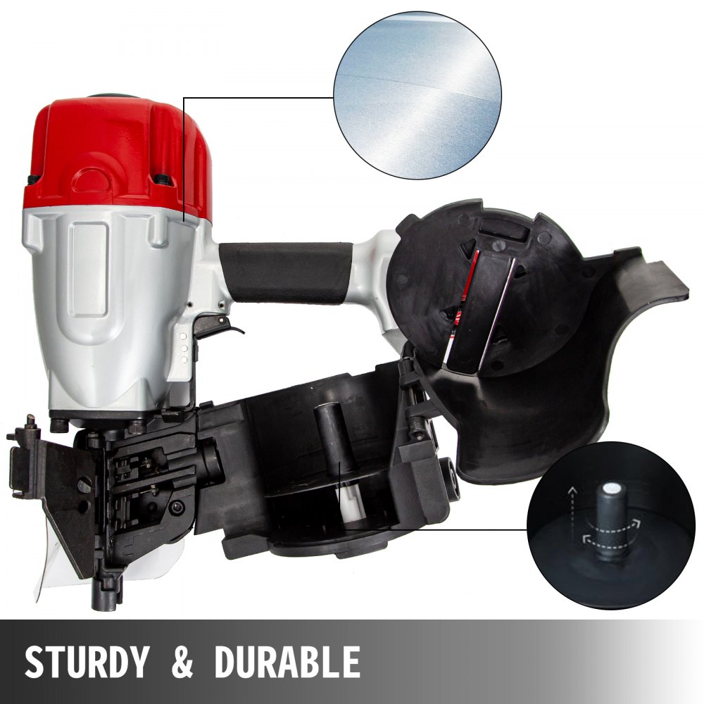 Vevor Cnr90 Grapadora Neumática 50-90 Mm Herramienta De Aire Neumático Pistola
