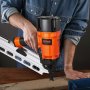 VEVOR Pneumatic Nailer, 50 to 90 mm, 21 Degree Round Head, Pneumatic Nail Gun with Two Trigger Modes & Depth Adjustment, 80-120 PSI Pro Pneumatic Nailer for Frames, Flooring & Decking