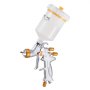 VEVOR HVLP Air Spray Gun, Gravity Feed Paint Sprayer Gun with 3 Nozzles (1.3/1.4/1.7mm), 600ml Capacity Auto Paint Sprayer with Air Regulator for Automotive Primers, Clear Coats & Topcoats