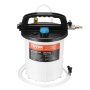 VEVOR Kit de Purga de Frenos, Extractor de Líquido de Frenos 3 L con Botella de Recarga de Sifón 1 L y 13 Conectores de Manguera, con Manguera de Silicona Extendida y Manija, 265 x 190 x 265 mm