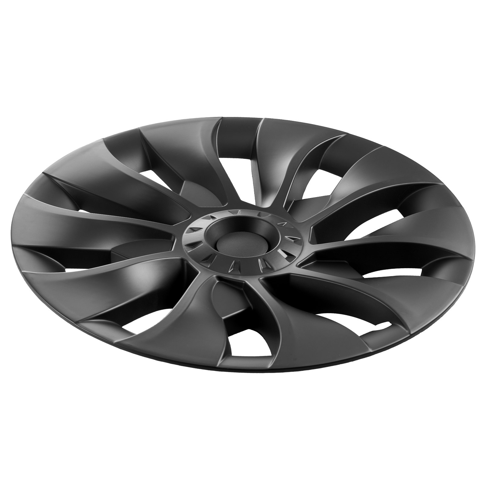 VEVOR Wheel Covers Hub Caps Rim Covers Model 3 2017-2023 for 18 inch Wheels, Wheel Cover with Snap Fastener & Protective Strip & Valve Hole, ABS and PC Wheel Cover with High Rigidity Weatherproof