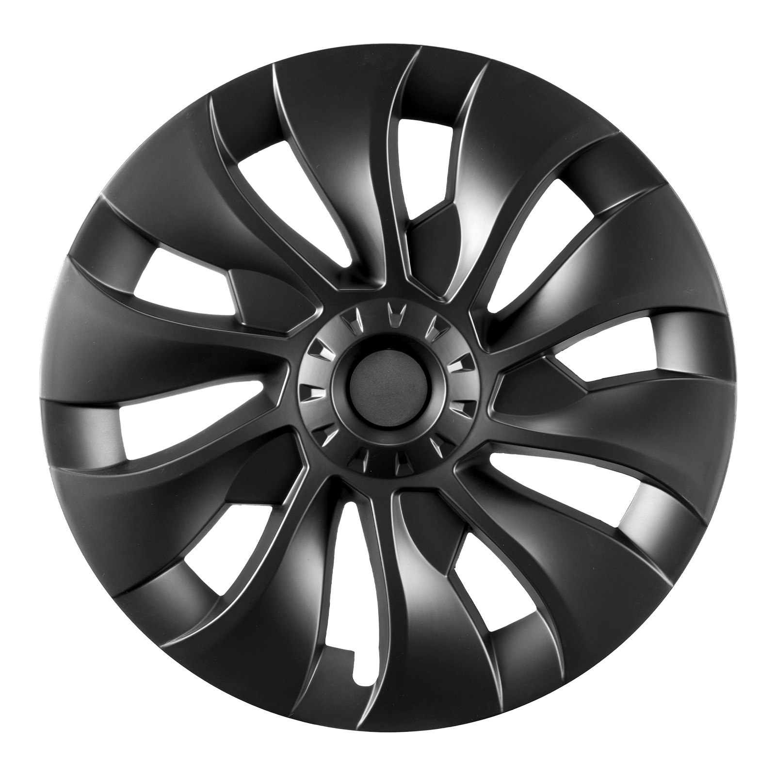 VEVOR Wheel Covers Hub Caps Rim Covers Model 3 2017-2023 for 18 inch Wheels, Wheel Cover with Snap Fastener & Protective Strip & Valve Hole, ABS and PC Wheel Cover with High Rigidity Weatherproof