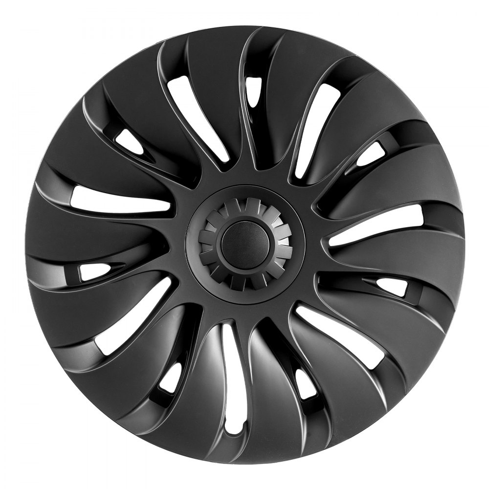 VEVOR Wheel Covers Hub Caps Rim Covers 2021-2023 Model Y for 19 Inch Wheels, Wheel Cover with Snap Fastener & Protective Strip & Valve Hole, ABS and PC Wheel Cover with High Rigidity