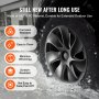 VEVOR Tapacubos para Llantas, Tesla Modelo Y 2021-2023, Totalmente Ajustados con Cierre a Presión, Cinta Protectora y Orificio para Boquilla de Válvula, ABS y PC, para Todo Tipo Clima, φ 528 x 83 mm