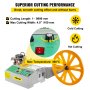 VEVOR Máquina Cortadora Automática de Cinta Caliente y Fría de 100 mm de Ancho Perfecto para Cortar Varias Correas Como Cinturón de Nylon Belcro Cinturón con Cremallera