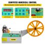 VEVOR Máquina Cortadora Automática de Cinta Caliente y Fría de 100 mm de Ancho Perfecto para Cortar Varias Correas Como Cinturón de Nylon Belcro Cinturón con Cremallera