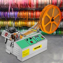 VEVOR Máquina Cortadora Automática de Cinta Caliente y Fría de 100 mm / 3.9 Pulgadas de Ancho Perfecto para Cortar Varias Correas Como El Cinturón de Nylon El Velcro El Cinturón con Cremallera Etc.