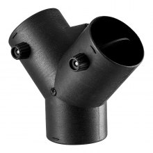 VEVOR Conector para Calentador Diésel, Conectores de Ventilación de 3 Vías en Forma de Y con 2 Válvulas Giratorias de 90°, Puerto de Conexión a Calentador Diésel de 2/5/8 kW, 155 x 190 x 100 mm