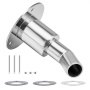 VEVOR Accesorio de Revestimiento de Escape a Través del Fuselaje, para Calentador Diésel de Estacionamiento de 24 mm con Pernos, Tuercas y Junta, Acero Inoxidable 316 Plateado, Φ 80 x 112 mm