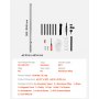VEVOR Mástil de Bandera para Exterior 9,14 m, Asta para Bandera de Aluminio Extragrueso, Diseño Modular, con Base de Fijación Kit Completo de Montaje, para Fiesta Eventos Comercial Patio, Color Negro