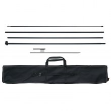 VEVOR Kit de Mástil para Bandera de Plumas de 498,5 cm con Estaca para el Suelo