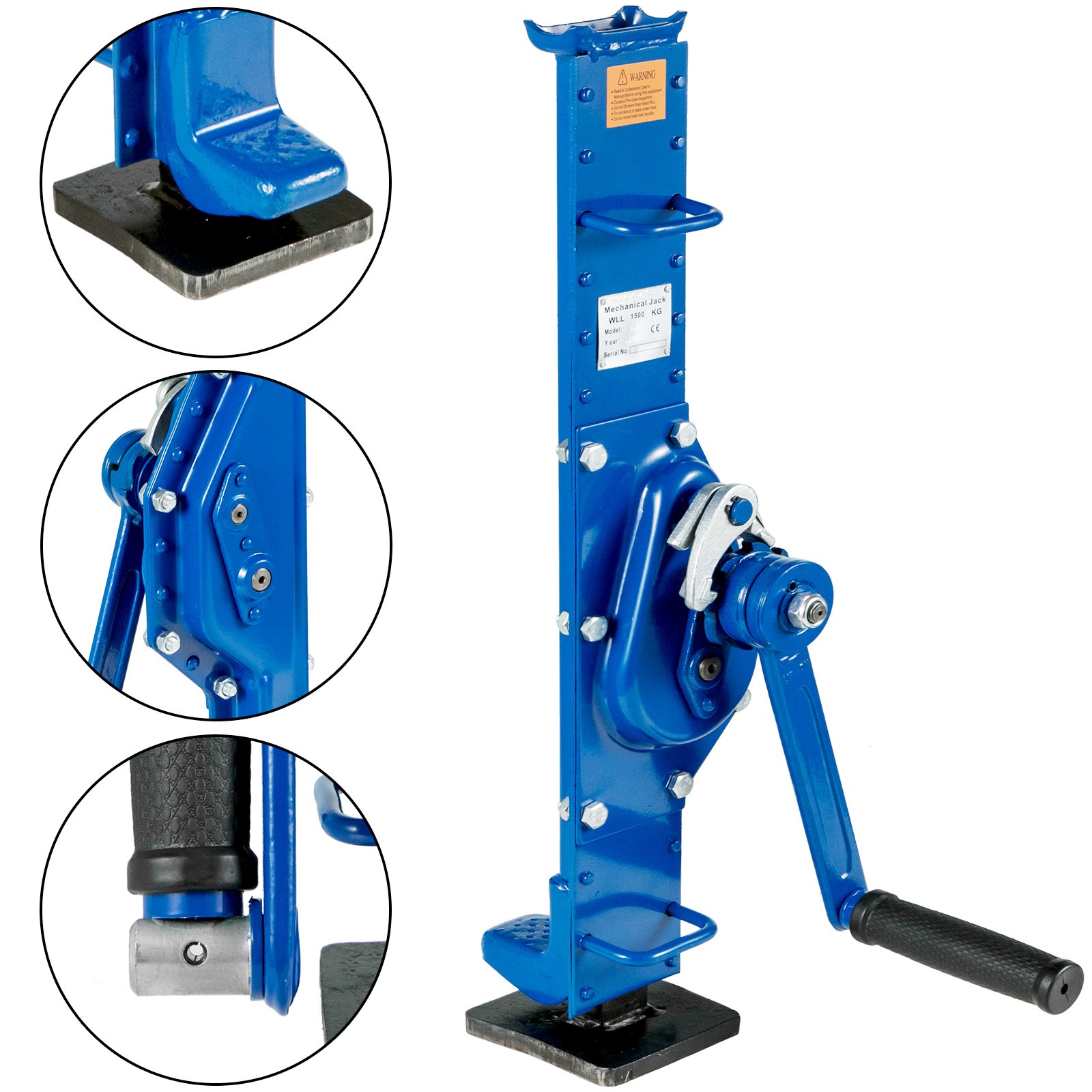 1.5t Gato Para Remolque Mecánico De Mano Punto De Partida Bajo