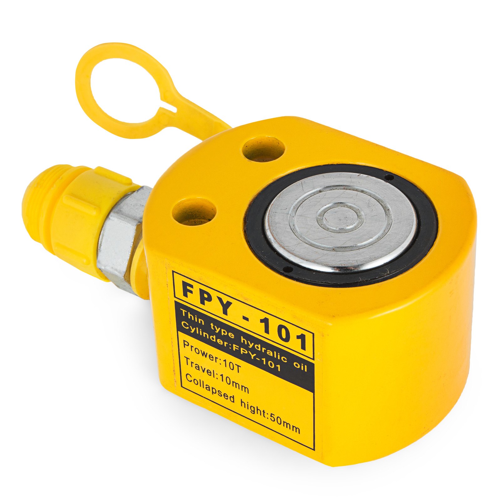 10t 10mm Cilindro Hidráulico Gato Hidraulico Profesional Bomba De Presión