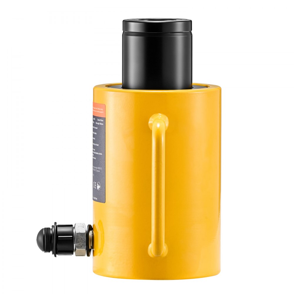 VEVOR 30 T Gato Hidráulico, 50 mm Gato Hidráulico para Coche Carrera de Ariete, Gato Hidráulico Carretilla Altura Total 170 + 12 mm, Gato Hidráulico Chapista de 10,8 kg