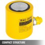 VEVOR Gato hidráulico de carretilla 30 T/66000Lbs Gato hidráulico para coche de carrera de Ariete 50mm/2 pulgadas Gato hidráulico de botella de altura 108